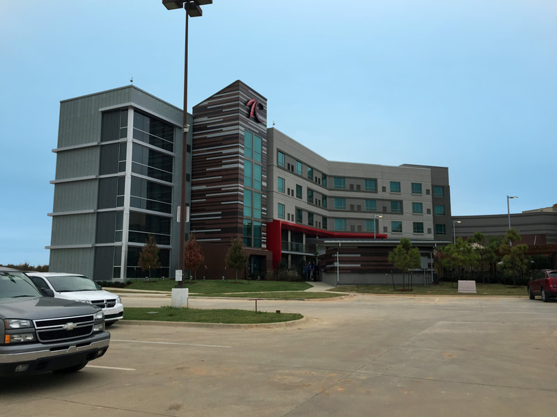 Grant Casino and Resort Hotel - Choctaw Nation of Oklahoma - Grant, OK - Approx. 131,468 Sq. Ft. - 5 Floors - Upgrade of existing Fire Alarm system and addition of new Fire Alarm system in the 5 story hotel addition with an area of refuge system
- Full system design
- NOTIFIER 3030 addressable Fire Alarm panel
- Voice evacuation occupant notification
- Addressable smoke detection with low frequency tones in occupant sleeping rooms
- Automatic sprinkler system integration
- Elevator system integration
- HVAC shutdown integration
- Cornell area of refuge system for hotel stairwells